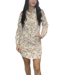 SKIES ARE BLUE Prairie Blossom Dress in beige - women's dress