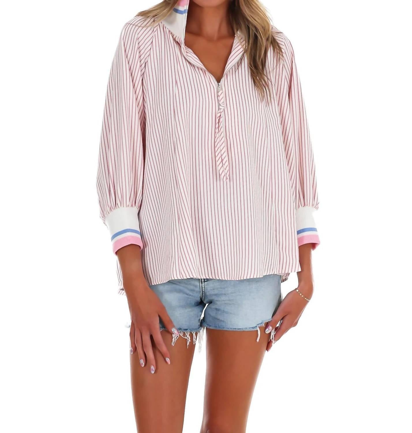 She + Sky - Women's On Repeat Stripe Top