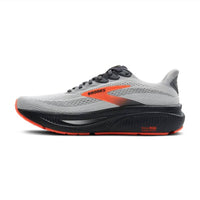 BROOKS Men's Ghost 17 Running Shoe in 048 oystermushroom orange ebony - men's shoe - alternate view