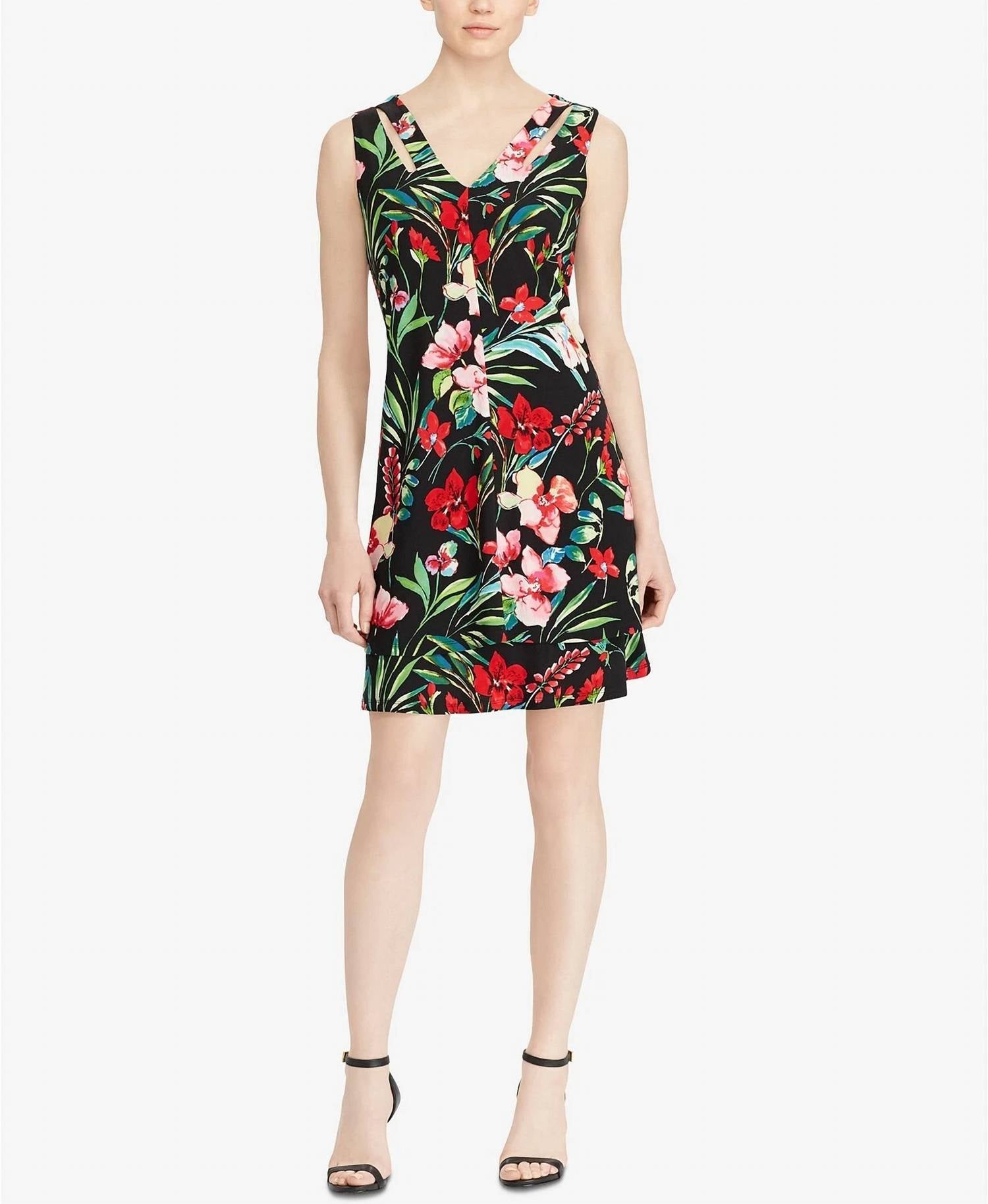 American Living - Trish Sleeveless Cut Out Casual Dress