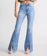 Hidden - Happi Split Flare Jeans