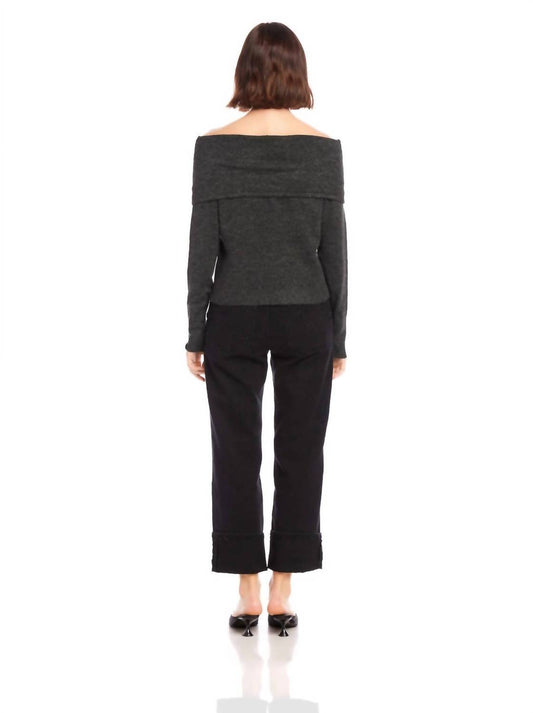 Fifteen Twenty - Monique Off The Shoulder Sweater