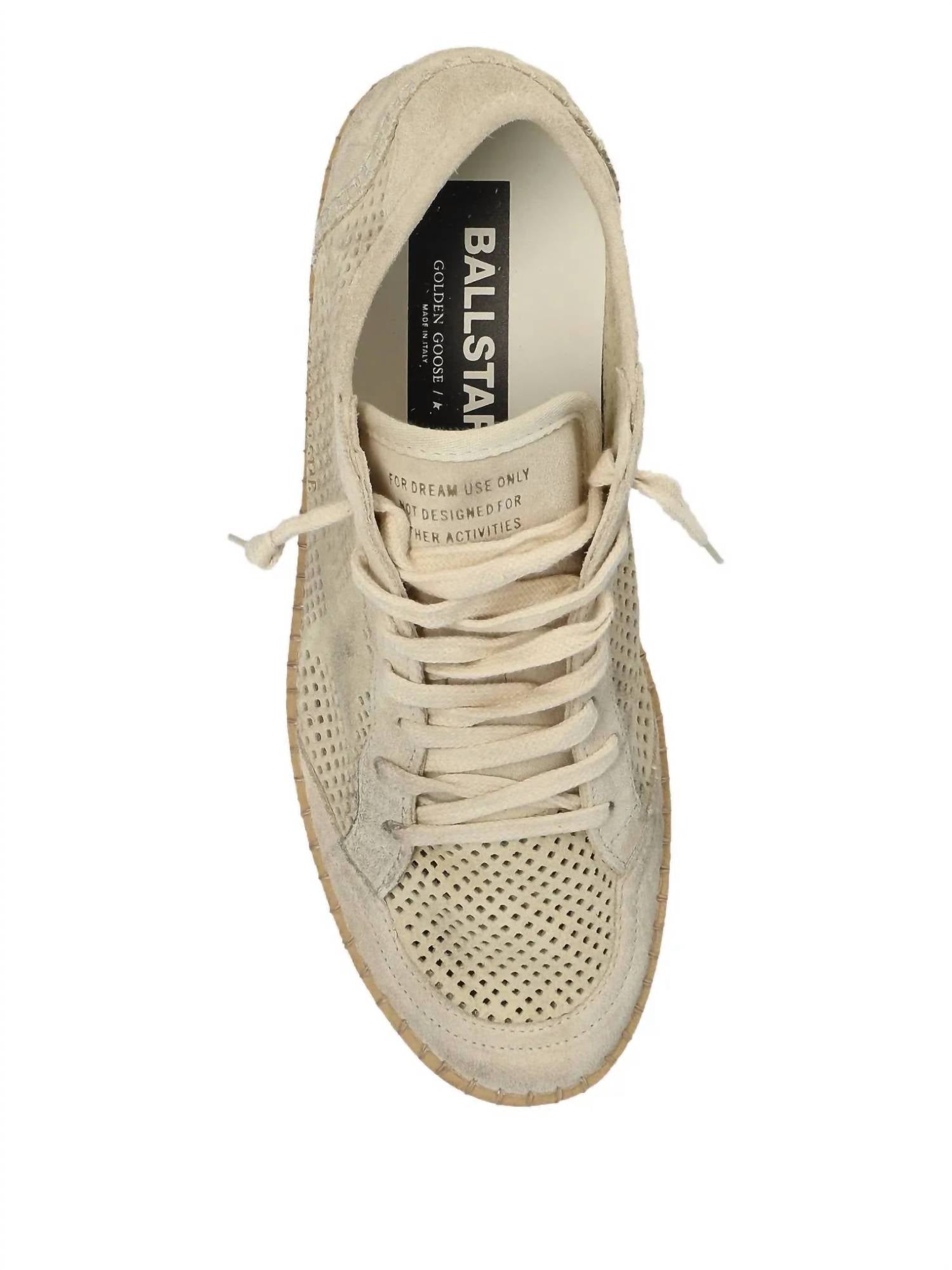 Golden Goose - Women's Ball Star Perforated Suede Sneaker