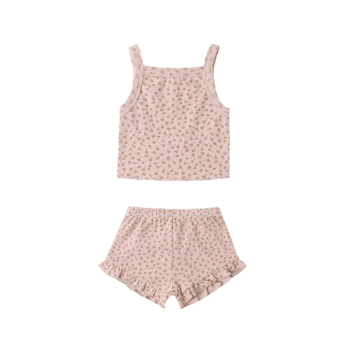 Quincy Mae - Girl's Evie Tank and Shortie Set