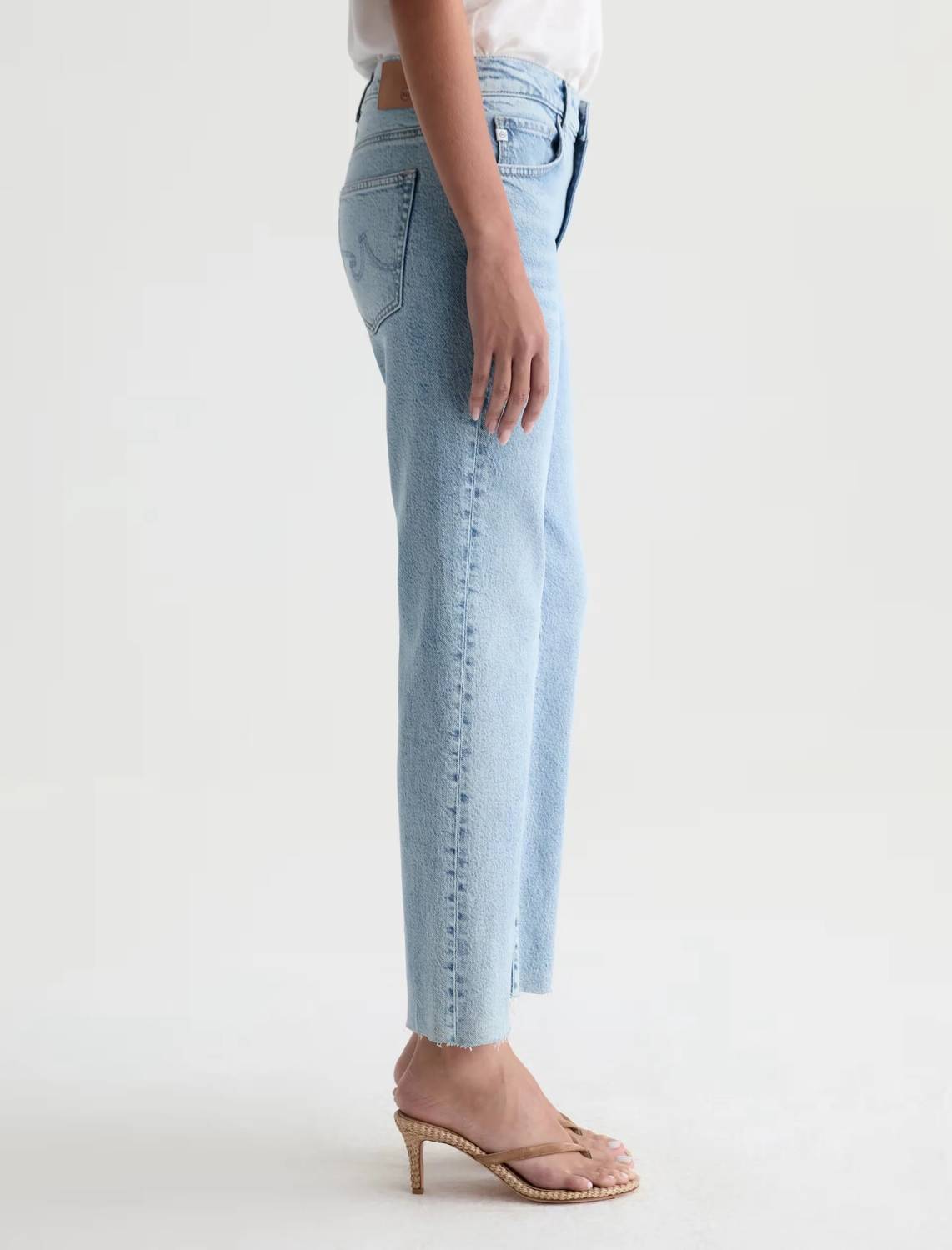Ag Jeans - Brinley Mid-rise Straight Crop Jeans