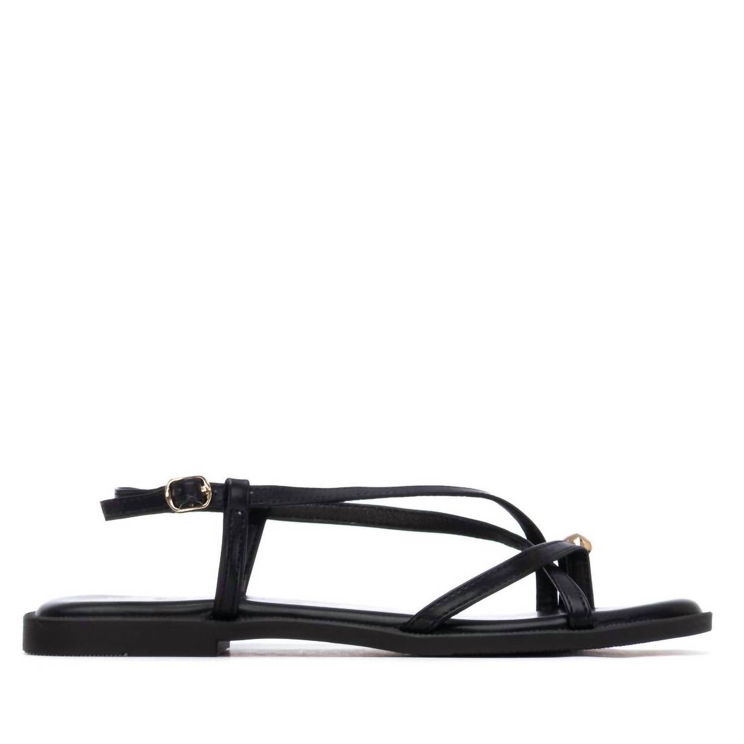 Xti Women's Strapped Sandals in black - women's sandal - alternate view