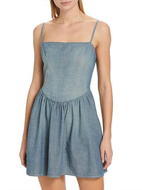 Re/Done - Chambray Gathered Dress