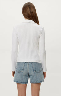 Michael Stars - Liyah Long Sleeve Collared Top
