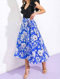 Flying Tomato - Printed Poplin Skirt