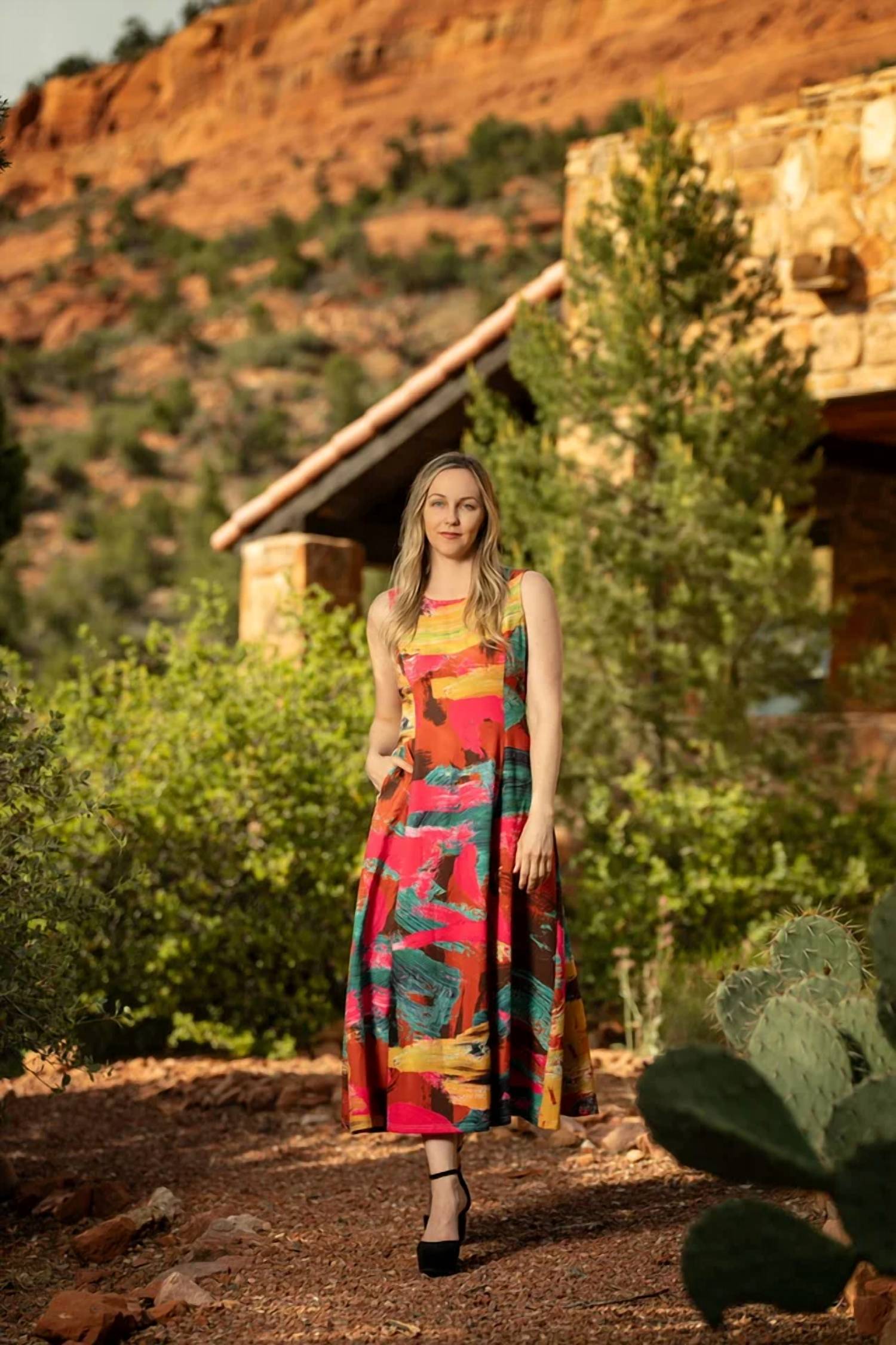 Samuel Dong - Knit A-line Dress
