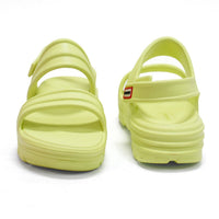 HUNTER Women's Bloom Algae Foam Adjustable Strap Sandals in zesty yellow - women's sandal - view 5