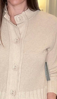 Multiples - 3/4 Sleeve Drop Shoulder Cardigan Top