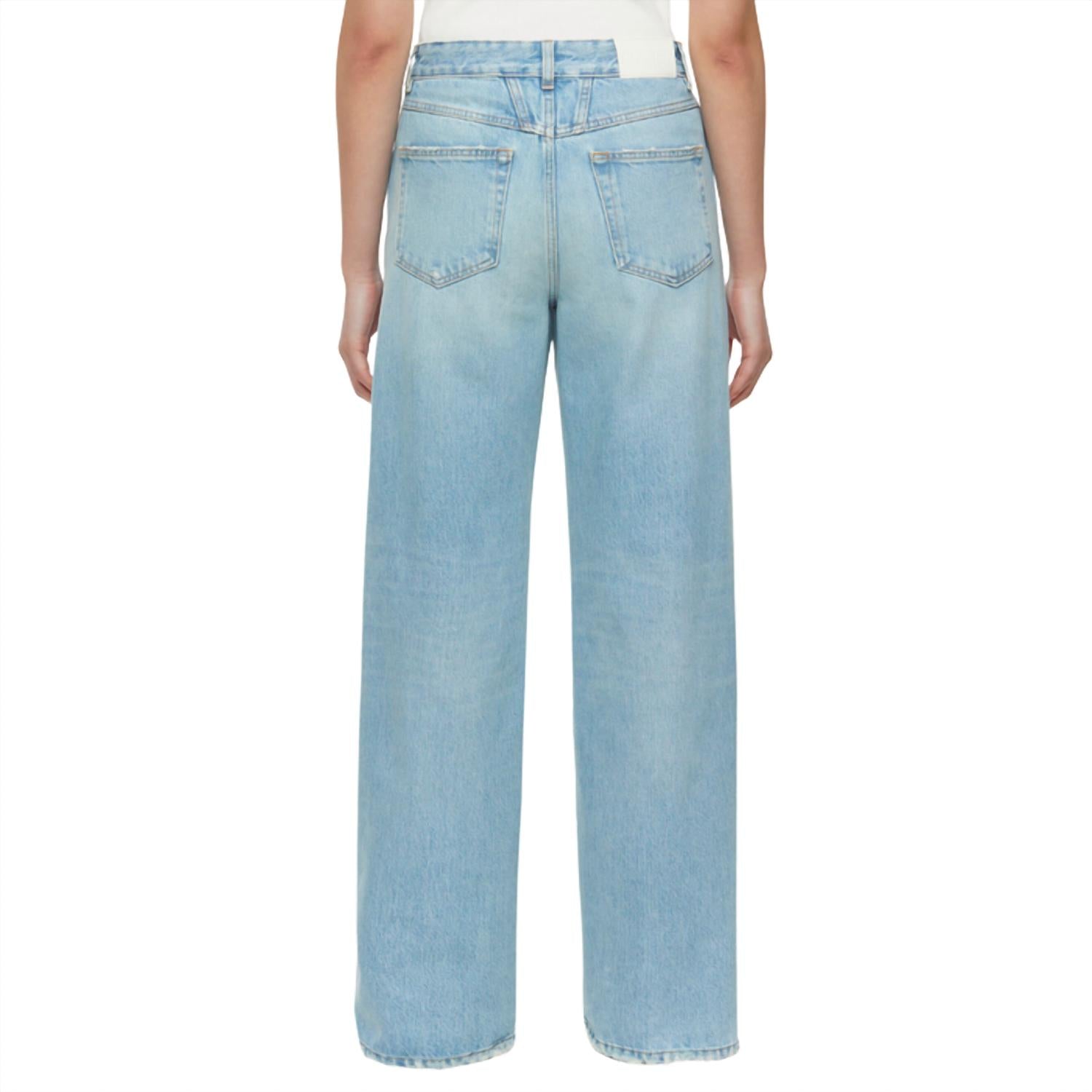 CLOSED Women's Howea Jean in mid blue - women's jeans - detail view