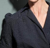 Gretchen Mol Women's Crusader Pinstripe Dress in black - women's dress - view 4