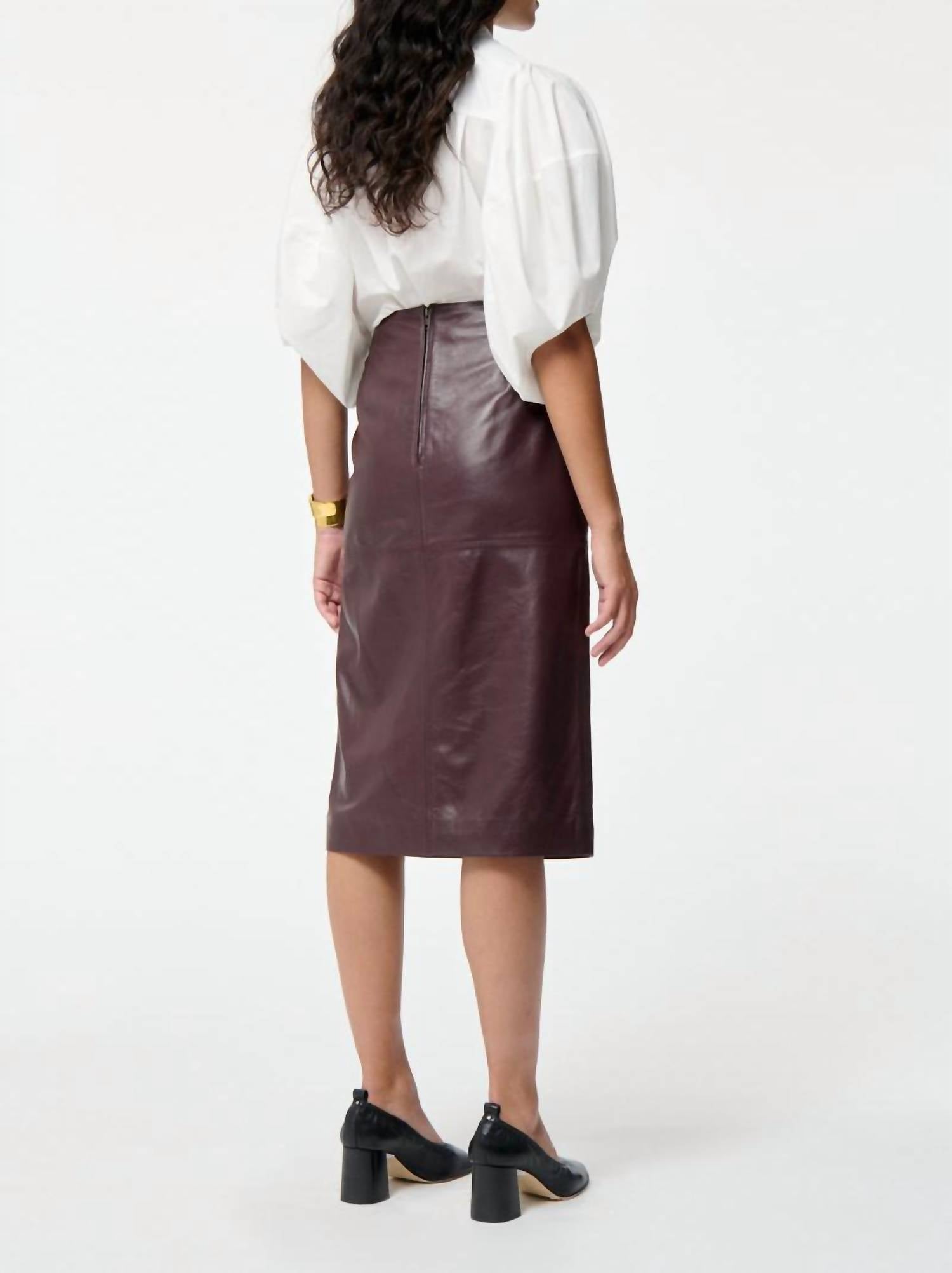 Vanessabruno - Felindra Leather Skirt