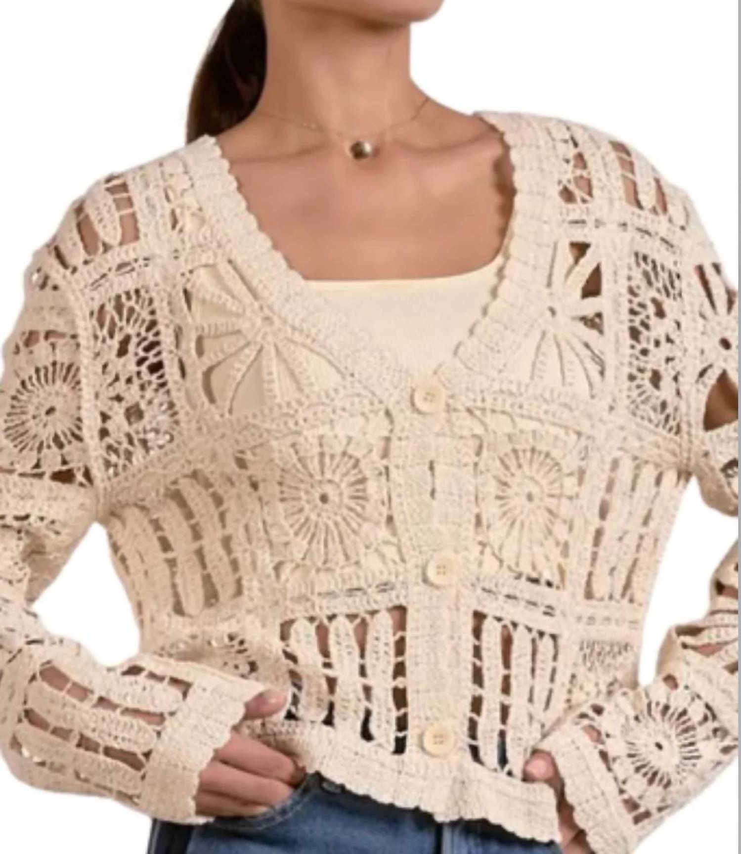 Elan - Shay Button Front Cardigan