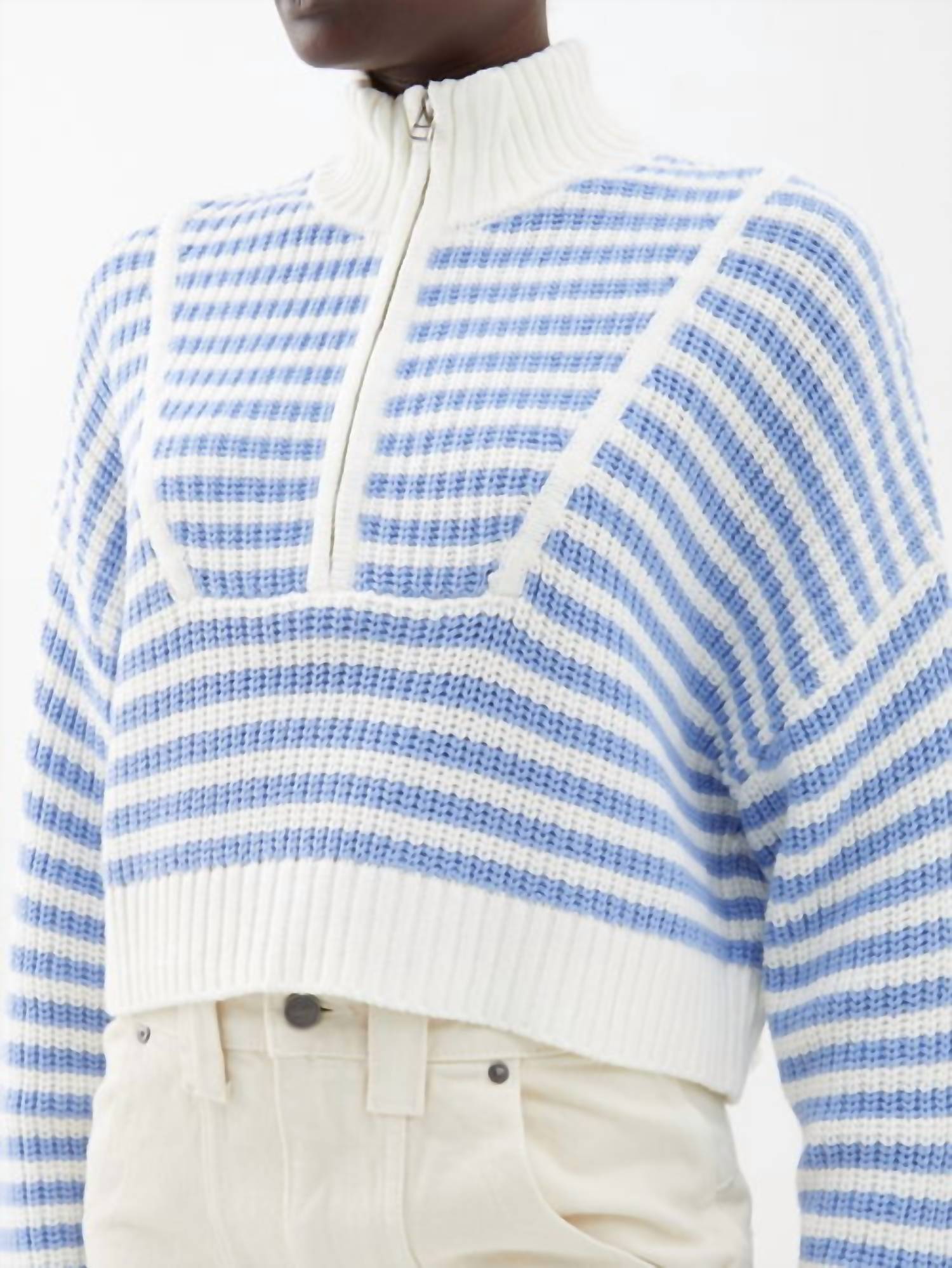 Staud - Hampton Cropped Sweater