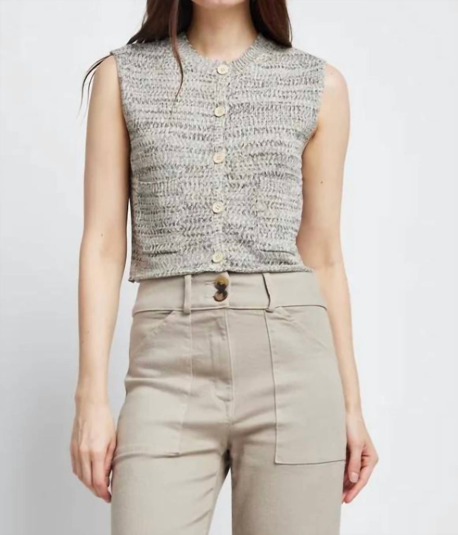 Self Contrast - ADALINE SWEATER VEST