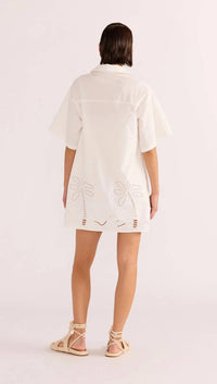Minkpink - Romina Broderie Shirt Dress