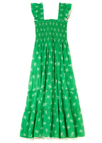 M.A.B.E. - Vivi Print Square Neck Maxi Dress