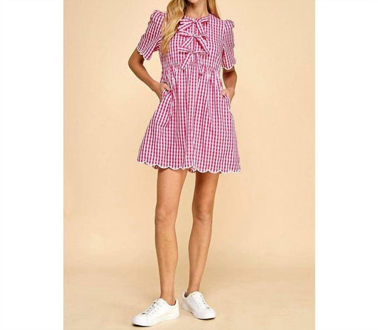 Tcec - Devon Plaid Mini Dress