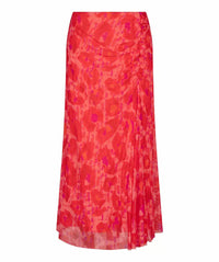 Esqualo - Fancy Animal Print Mesh Skirt