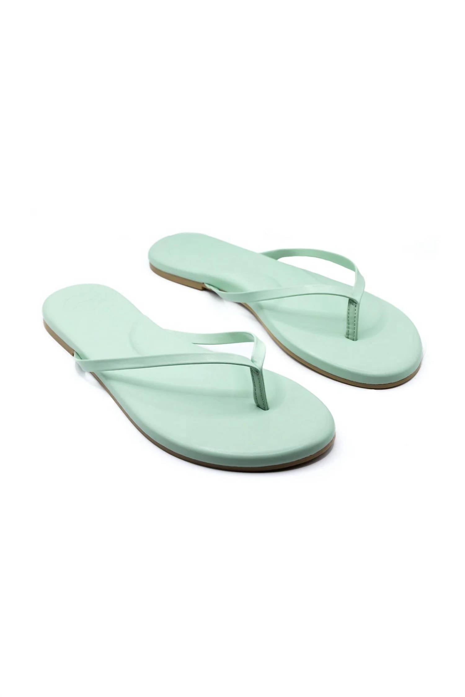 solei sea Women's Indie Flip Flop Sandal in aloe vera - women's sandal - alternate view