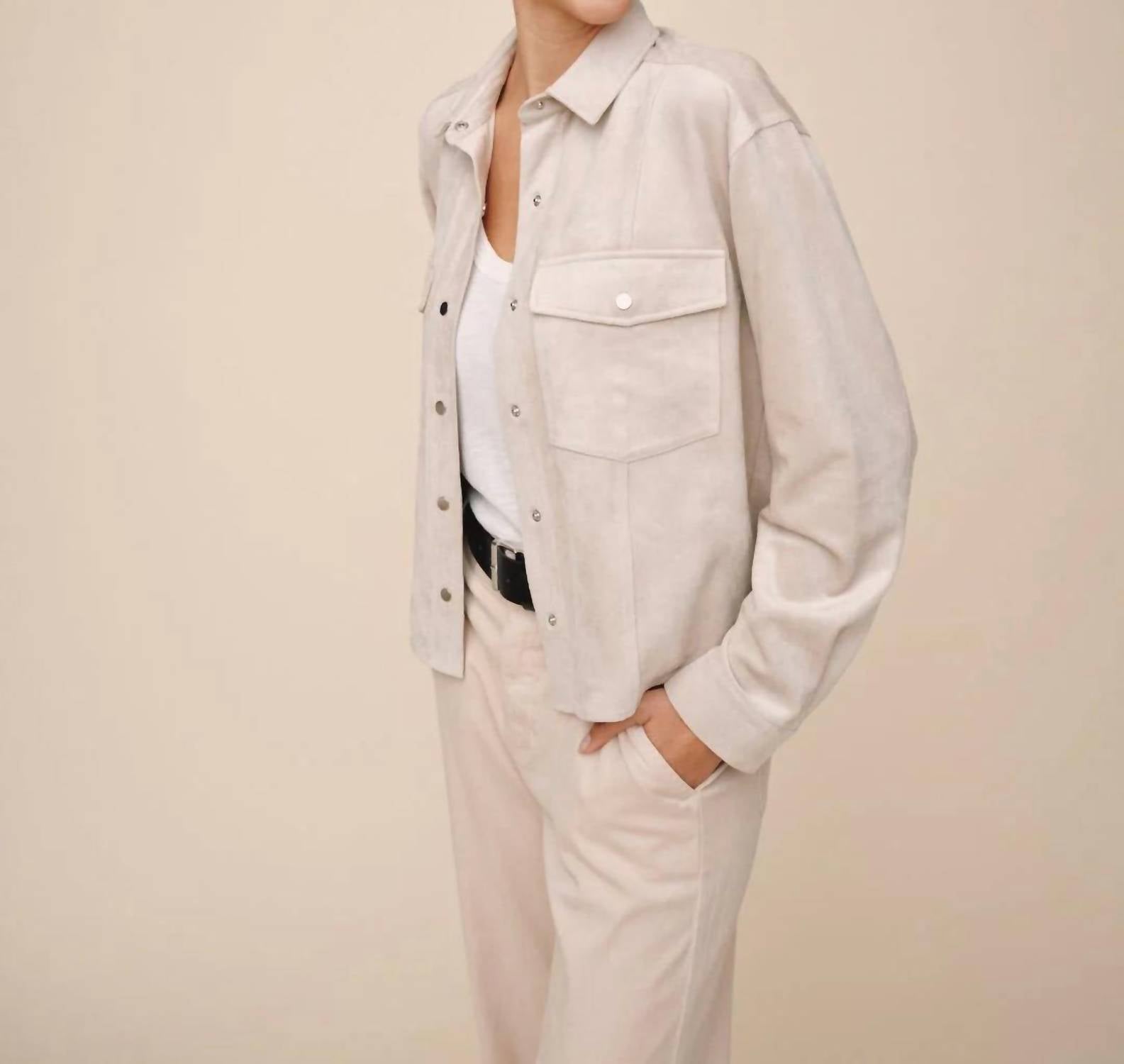 Bella Dahl - Seamed Pocket Shacket