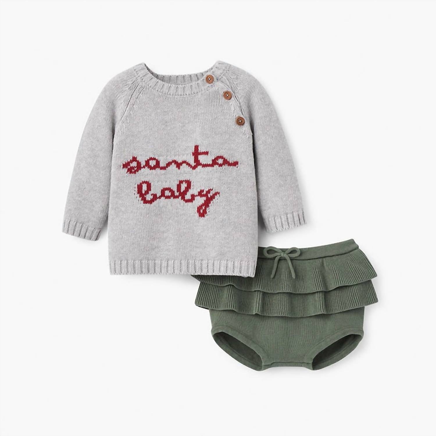 Santa Baby Bloomer Set