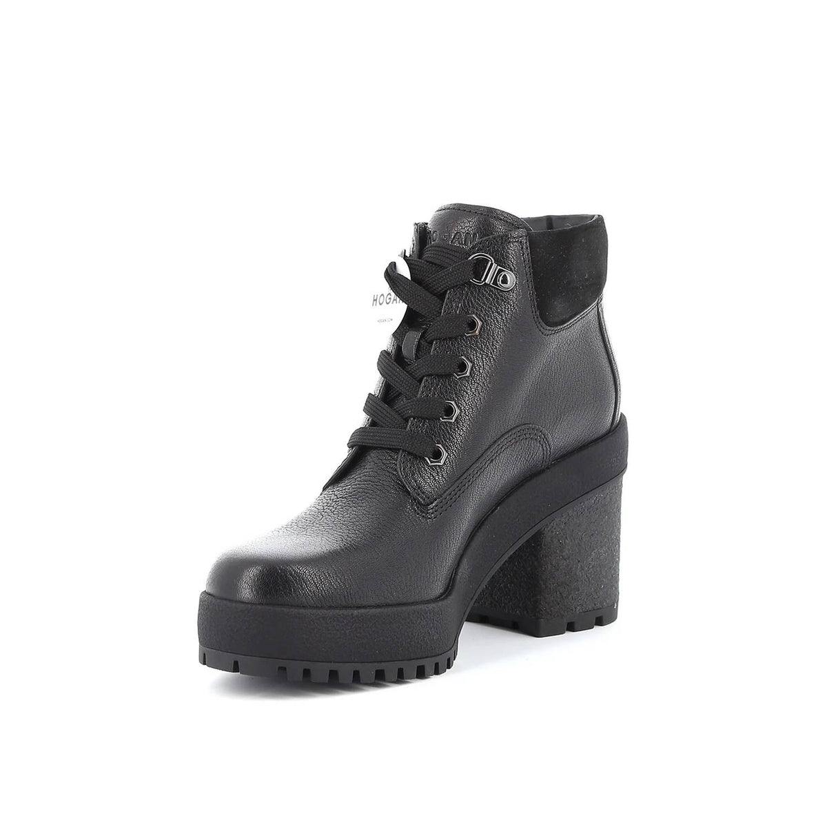 Hogan - Women's Grained Leather Ankle Boots