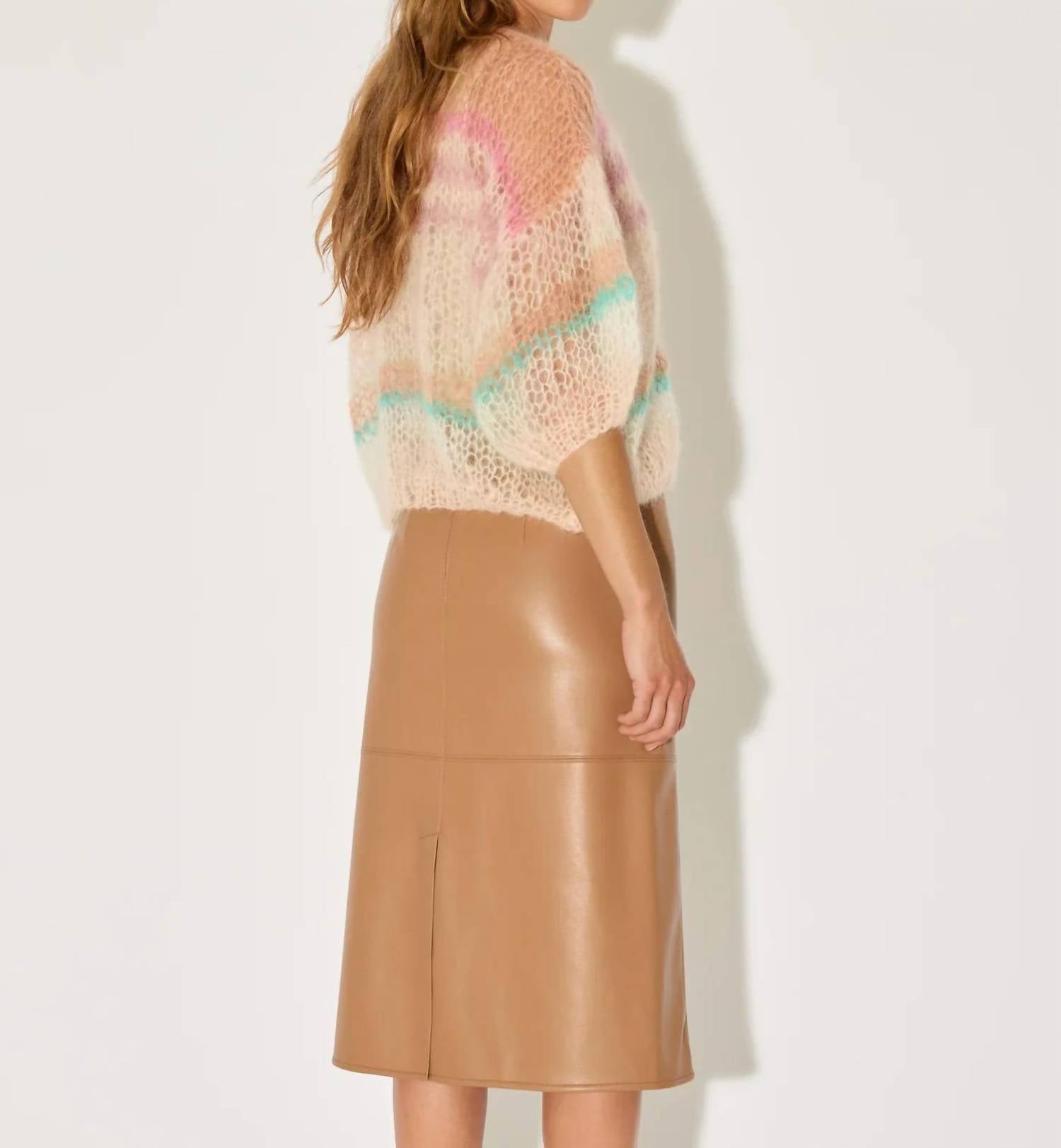 Maiami - Mohair Short Sleeve Bomber Cardigan