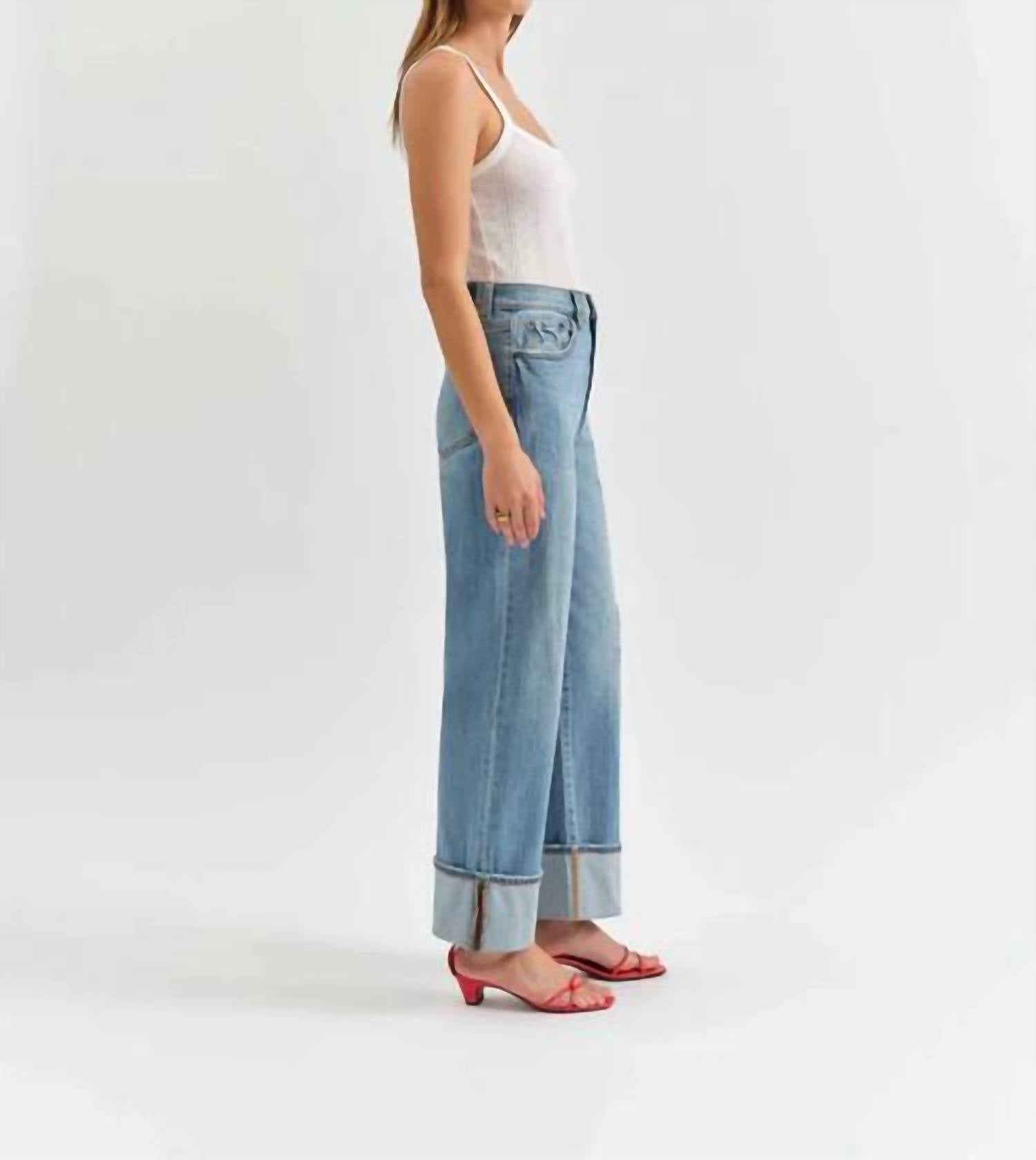 Daze - Eastside Loose Cuff Jeans
