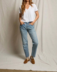 Perfectwhitetee - Beckett Crispy Cotton V-neck Tee