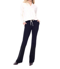 up! Tummy Control Ponte Bootcut Pant in black - women's pants - view 4
