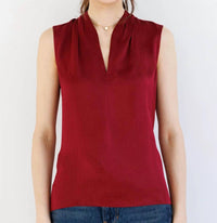 Go By Go Silk - Go To Shell Silk Top