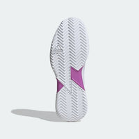 adidas Women's Defiant Speed 2 Tennis Sneakers in cloud white cobalt blue semi flash aqua - women's shoe - alternate view
