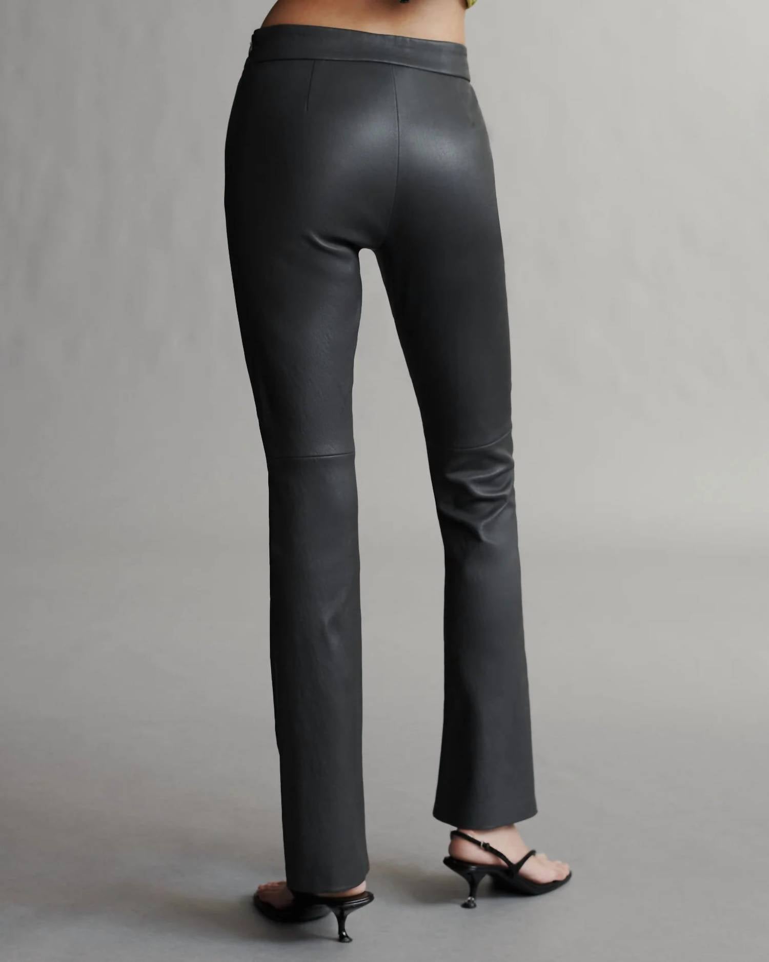 TWP Skinny Love Pants in black - women's pants - detail view