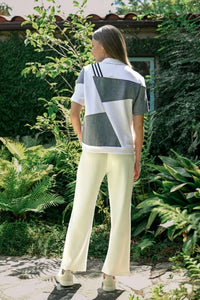 Joh - DEBORAH TOP AND DEMI PANT WITH DENIM CONTRAST SET