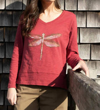 Escape By Habitat - Dragonfly V-neck Tee