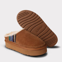 Lamo Women's Jane Slip On Platform Slipper in chestnut multi - women's shoe - view 9