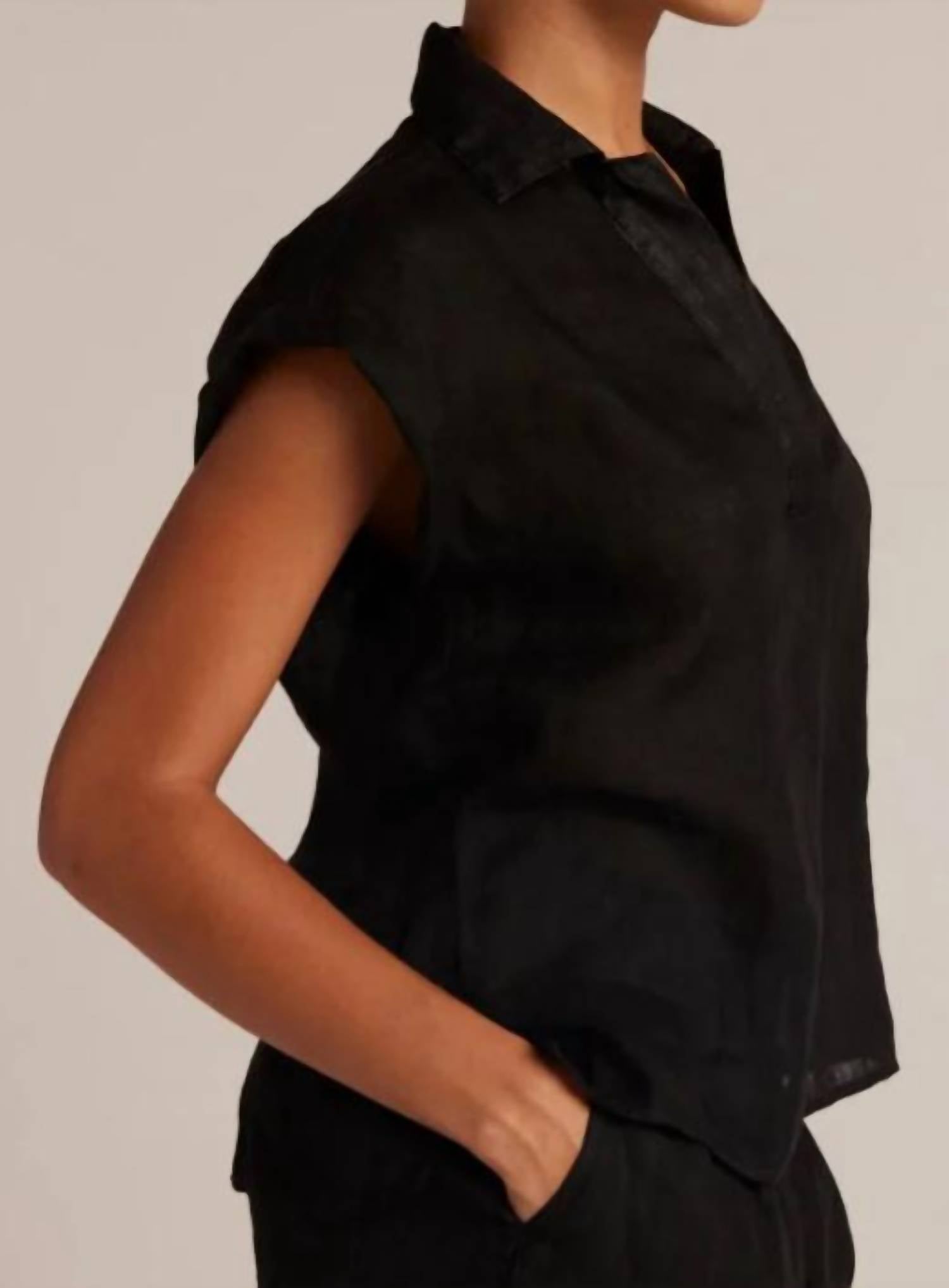 Bella Dahl - Cap Sleeve Henley Top