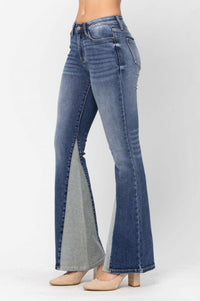Judy Blue - Women's Inseam Panel Flare Jeans