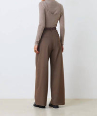 S3 Holding Prava Long Sleeve Top in taupe - women's top - detail view