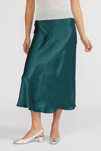 Lucy Paris - Skylar Bias Midi Skirt