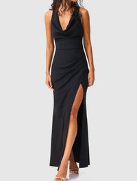 Elliatt - Euphoria Draped Cowl Maxi Gown
