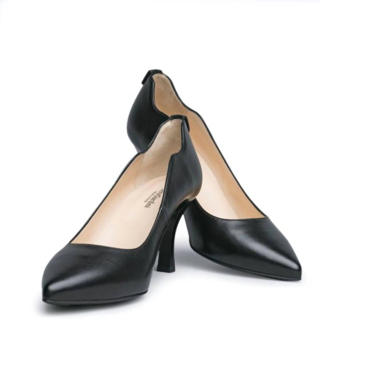 NeroGiardini Women's Nappa Pandora Pump in black - women's heels - view 4