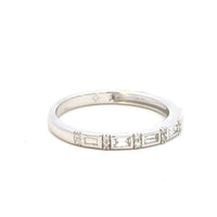 Aamiaa - 0.17 Carat Natural Diamond Baguette And Round Channel Band