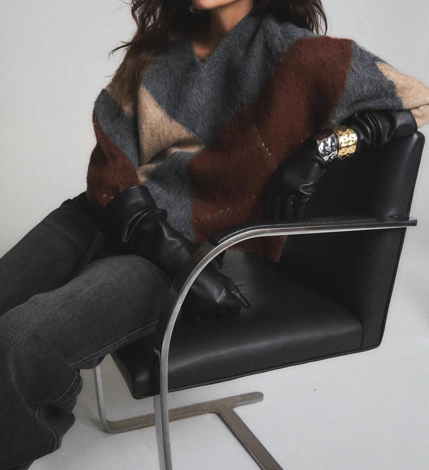 Deluc - Micah Argyle Knit Sweater