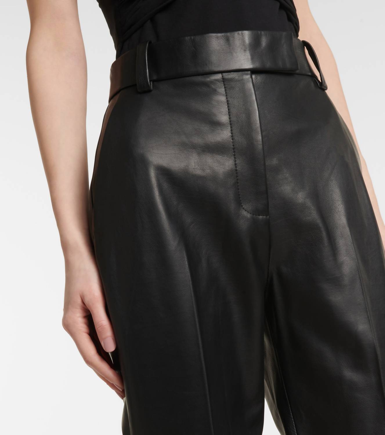 Khaite Melie Pant in black - women's pants - alternate view