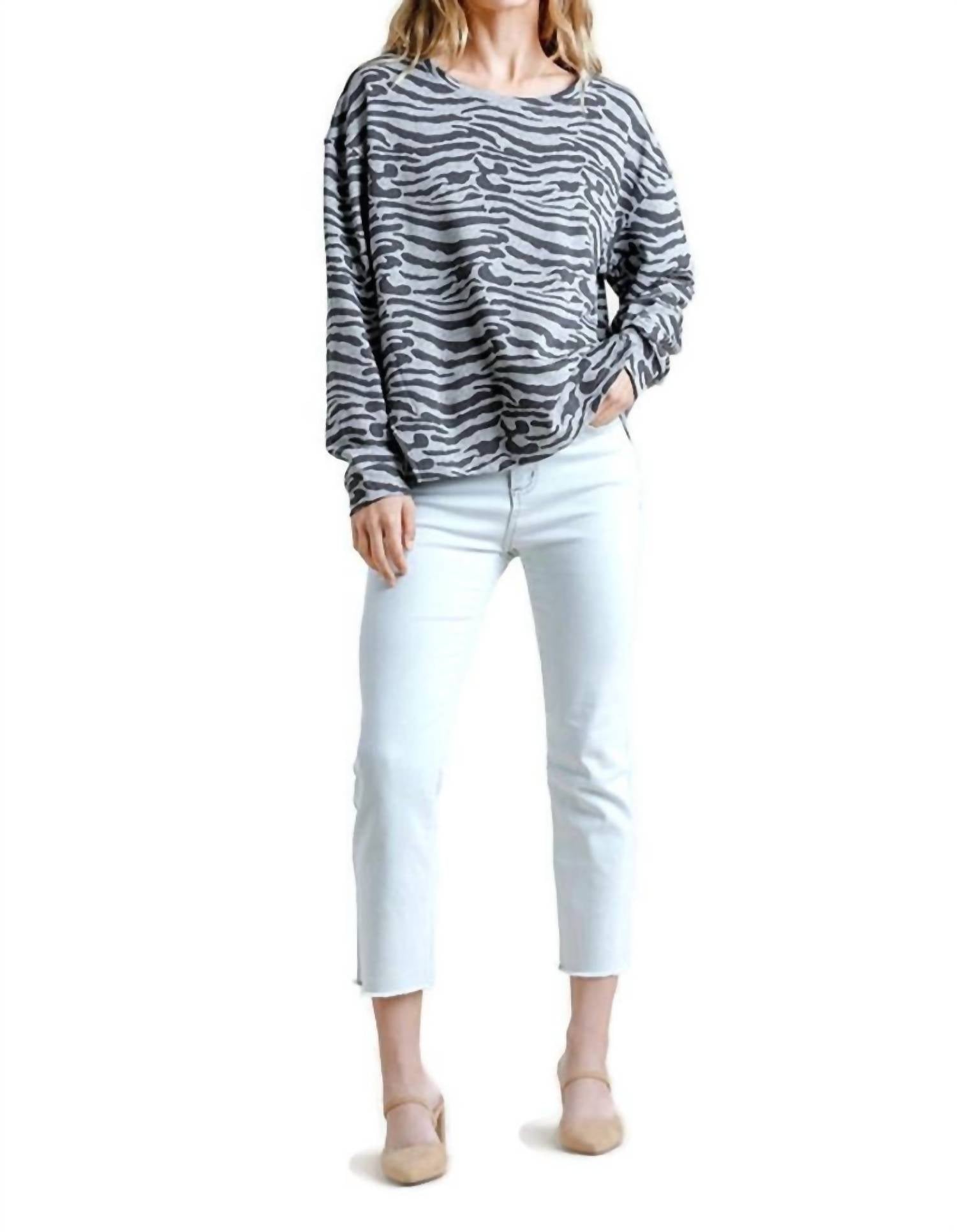 Umgee - Zebra High Low Top